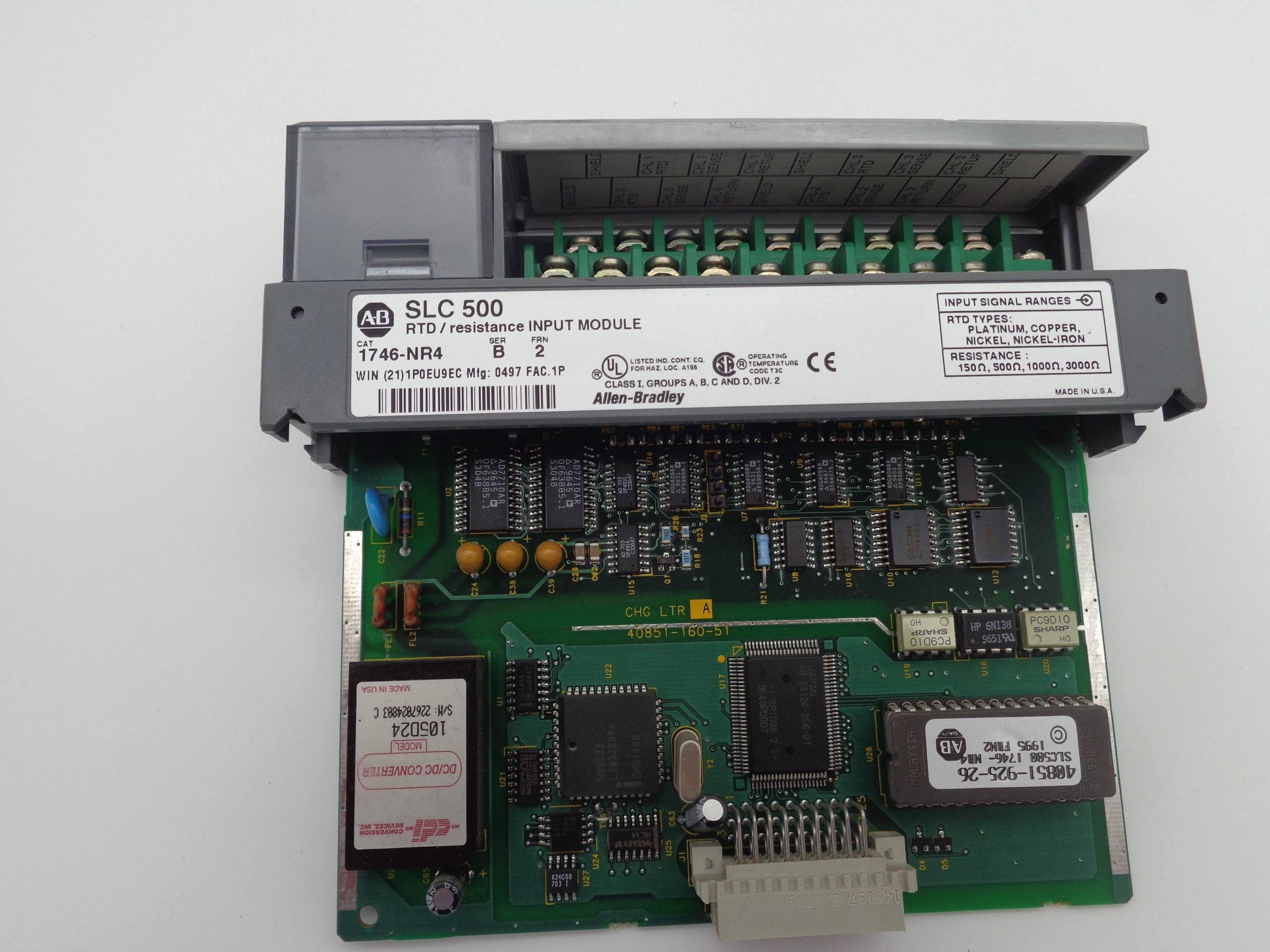 Ab Allen Bradley Slc Nr Rtd Resistance Input Module Michl S