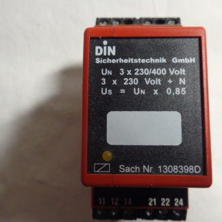 DIN Sicherheitstechnik GmbH Phasenüberwachungsrelais 1308398D